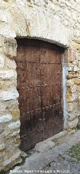 Casa de la Calle Horno de San Pablo n� 5. Puerta del patio lateral de clavaz�n