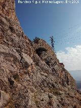 Muralla de Jan. Torren Sur IV. Distancia entre el Torren Sur V y el Torren Sur IV