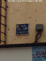 Calle Isaac Peral. Placa