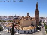 Iglesia de San Pedro. Desde el Alc�zar de la Puerta de Sevilla