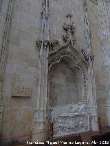 Catedral Nueva. Capilla de la Puerta Norte. Sepulcro de Don Francisco de Bobadilla