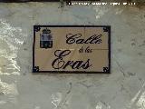 Calle Eras. Placa