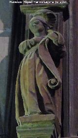 Catedral de Jan. Coro. Creacin de los ngeles. Figura de la izquierda