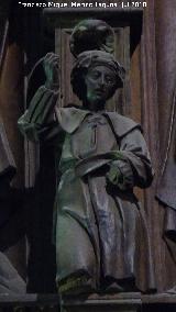 Catedral de Jan. Coro. Creacin de las aguas. Figura de la derecha