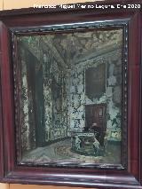 Palacio Real. Saleta de Porcelana. Cuadro Sal�n del Palacio Real. Siglo XIX. Vicente Palmaroli. Museo Provincial de Ja�n