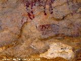 Pinturas rupestres de la Cueva del Engarbo I. Grupo II. Panel VIII. 