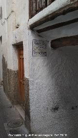 Tinao del To Pedro. Placa