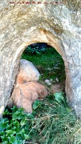 Cueva artificial de la Pea I. Entrada