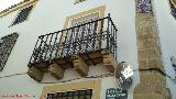 Casa de la Calle Toribio Herrero n 16. Balcn