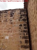 Torren de San Lorenzo. Detalle de la separacin del Torren con la Iglesia de San Lorenzo