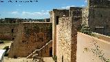 Castillo de los Guzmanes. Plaza de Armas. Desde la Torre del Homenaje