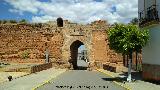 Muralla de Niebla. Puerta de Sevilla. Intramuros