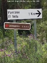 Pantano de la Vela. Cartel