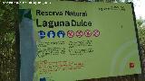 Laguna Dulce. Cartel