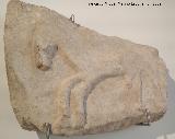 Santuario de Ilurco. Bajorelieve de caballo en caliza 300-200 a.C. Museo Arqueolgico de Granada