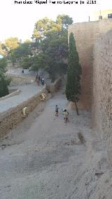 Castillo de Santa Brbara. Torre del Colomer. Desde la Torre de Santa Catalina