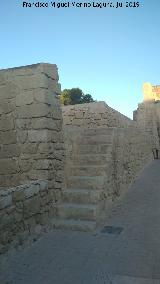 Castillo de Santa Brbara. Torre del Colomer. Subida a la azotea