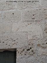 Castillo de Santa Brbara. Casa del Gobernador. Marca de cantero y detalle de los sillares