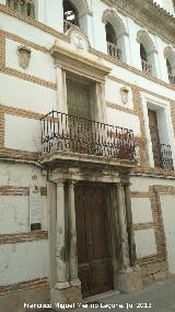 Palacio de los Marqueses de Cadimo. Portada