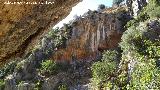 Petroglifos rupestres del Abrigo de la Tinaja VI. Desde la Tinaja IV