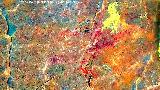 Pinturas rupestres y grabados de la Graja de Miranda II. Tratada con Dstretch
