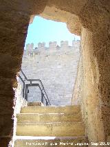 La Mota. Torre de la Campana. Salida al adarve