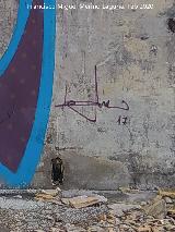 Grafiti de Belin Aquetzalli de la Cruz. Firma