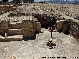 La Mota. Barrio Militar. Por donde van las excavaciones arqueolgicas