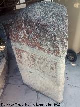 Plan Pea. Hito kilomtrico de la Avenida de Andaluca en Jan