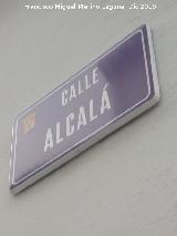Calle Alcal. Placa