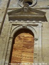 La Mota. Iglesia Mayor Abacial. Puerta del Den. 