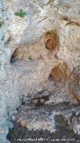 Abrigo de la Gineta. Hornacinas