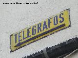 Se�ales de Tel�grafos de la Calle Obispo Narv�ez. 
