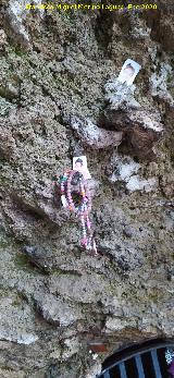 Ermita rupestre Se�or del Valle. Exvotos