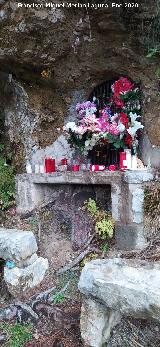Ermita rupestre Se�or del Valle. Altar