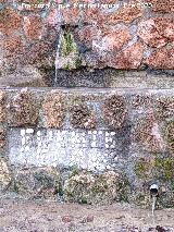 Fuente C�fano. Ca�os y nombre