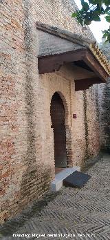 Alc�zar de Jerez. Mezquita. Entrada a la mezquita desde el Patio de los Naranjos