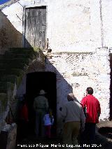 Monasterio Casera de Don Bernardo. Restos del arco de medio punto de las caballerizas