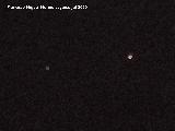 J�piter. J�piter a la izquierda y Saturno a la derecha. Los Villares