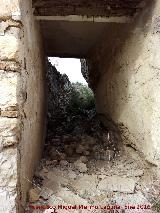 Castillo de Nnchez. Acceso al castillo