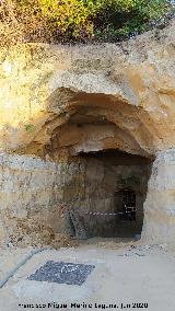 Mina de agua de Fuente Nueva. Entrada
