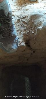Mina de agua de Fuente Nueva. Altura del murete de contenci�n
