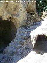 La Mota. Bodega del Arrabal Viejo. Escaleras