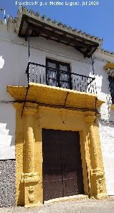 Casa de la Calle Granada n� 5. 