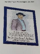 Casa del Poeta Piconero. Placa