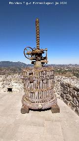 Museo La frontera y los castillos. Prensa de uvas