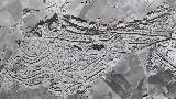 Historia de Olvera. Foto a�rea antigua. Casco hist�rico