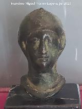 Historia de Olvera. Busto de bronce de �poca romana. Reproducci�n. Museo La frontera y los castillos