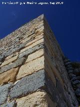 Castillo de la Pea. Torre del Homenaje. Esquina a soga y tizn