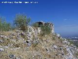 Castillo de la Pea. Muralla Este. Tercer lienzo que termina en el Torren Circular Noreste